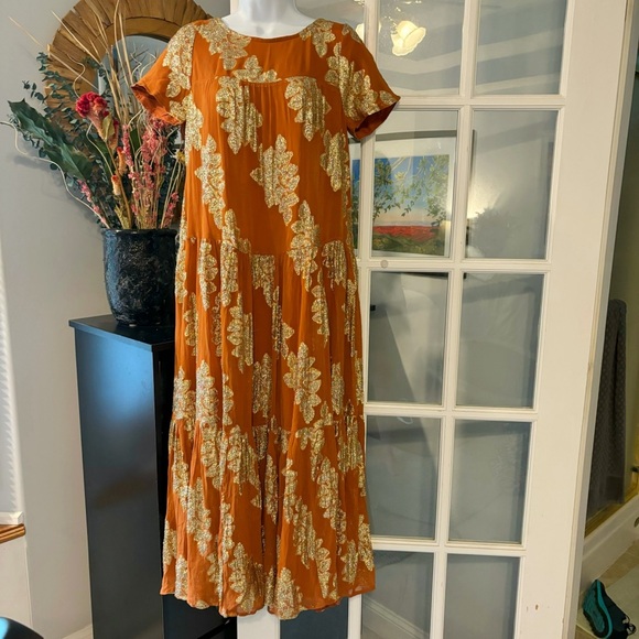 Anthropologie Jacosta Tiered Maxi Dress Small NWT Slight Flaw - Picture 6 of 12